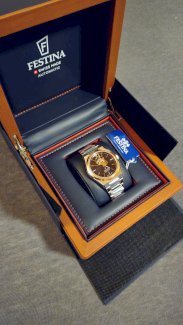 Festina Swiss Made Automatik Herrenuhr/Edelstahl/Rose Gold - Gratisinserat.ch