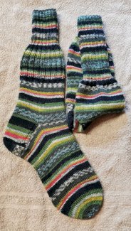 Handgestrickte Socken Gr. 42