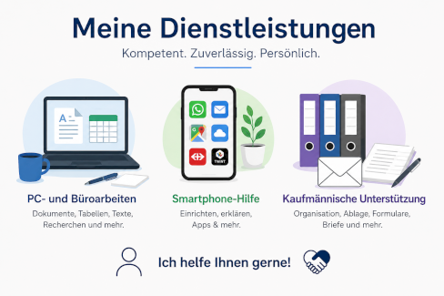 Ich erledige einfache PC-, Büro- und Smartphone-Arbeiten - Gratisinserat.ch