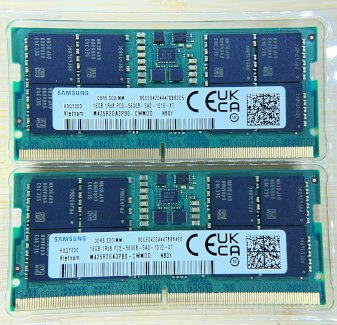 Samsung DDR5 SO-DIMM 32 GB (2×16 GB), 5600 MT/s - Gratisinserat.ch
