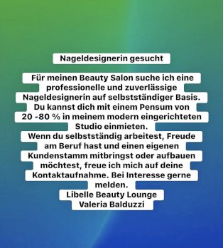 Naildesignerin gesucht 