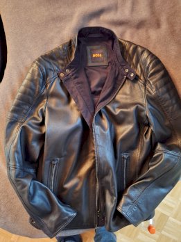 HUGO BOSS LEDERJACKE L