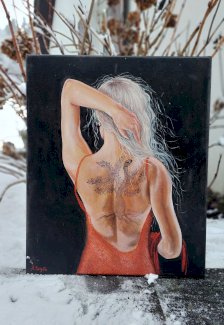 Tattoo rotes Kleid von Kunstlerin direkt - Gratisinserat.ch