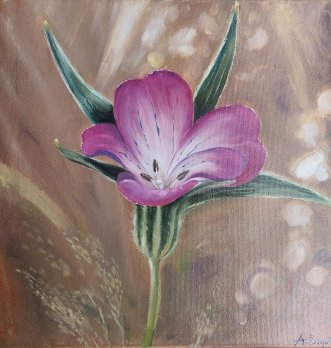 Blumen Sommer gemalt von mir