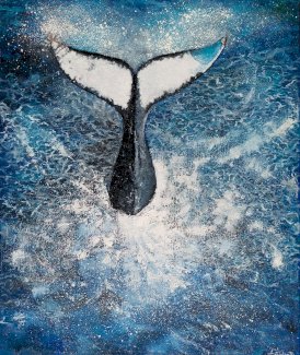 Wal Wasser Schwimmen von unstlerin direkt