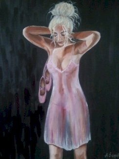 Ballet Kleid gemalt von mir.
