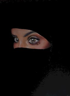 Make up Frau neue super Oelgemaelde