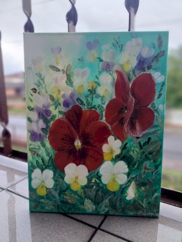Blumen neue Oelgemaelde