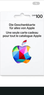 iTunes Karte im Wert von Fr.100.- für Fr.70.- - Gratisinserat.ch