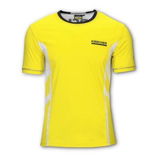 Kärcher - Sport-Funktionsshirt Herren, Gr. XXXXL, gelb/weiß - Gratisinserat.ch