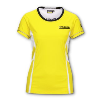 Kärcher - Sport-Funktionsshirt Damen, Gr. XL, gelb/weiß