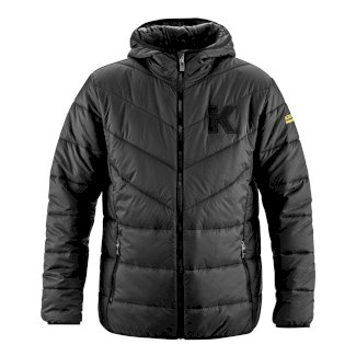Kärcher - Wattierte Kapuzenjacke schwarz K-LINE unisex Größe XL