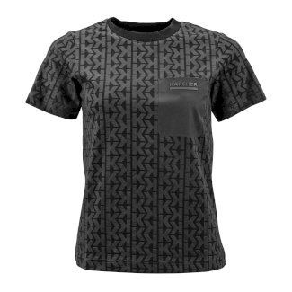 Kärcher - Damen T-shirt K-LINE Black Pattern, Größe XXL