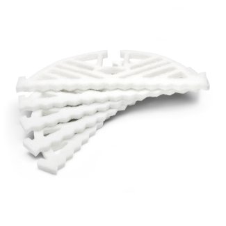 Kärcher - Pad, weich, weiß, 635 mm, 5 Stück