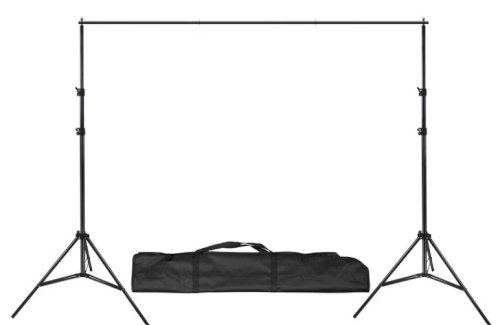 Fotostudio Hintergrundsystem Alu + Papierhintergrund