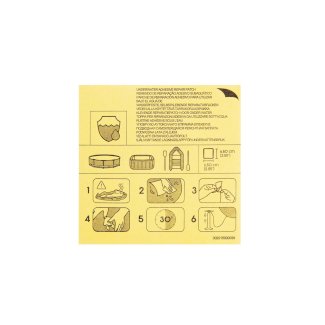 Reparaturflicken selbstklebend wasserfest 10er Set