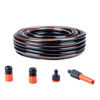 Gartenschlauch 25 m / ?13 mm Set 5-teilig