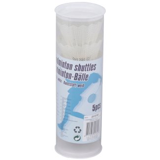 Federball 5er Set weiss