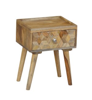 Nachttisch Holz LEVA 1 Schublade