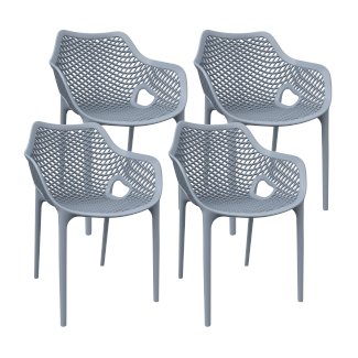 Gartenstuhl MATS 4er Set anthrazit