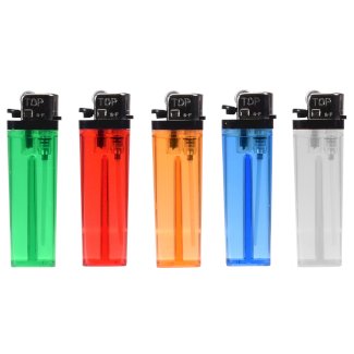 Feuerzeug 5er Set farbig