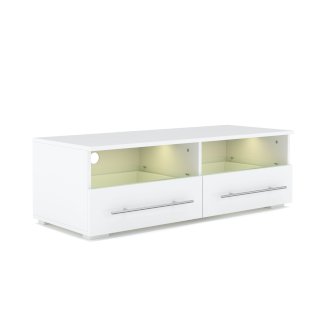 TV Möbel LED CLOONEY weiss