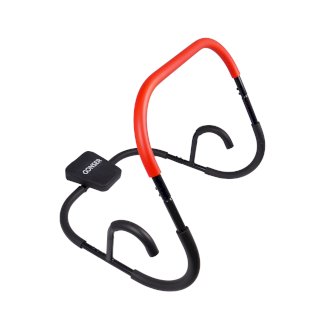 Bauchtrainer AB Roller schwarz / rot