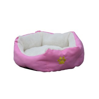 Haustierbett PFÖTCHEN S pink