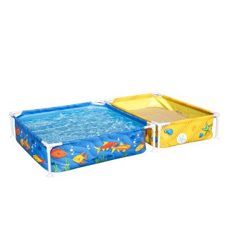 Bestway Kinderpool mit Sandkasten 213 x 122 x 30 cm