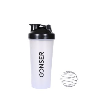 Protein Shaker 600 ml weiss