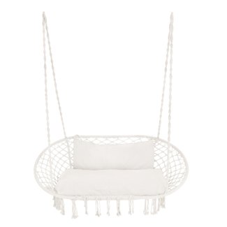 Doppel Hängesessel mit Kissen weiss - Gratisinserat.ch