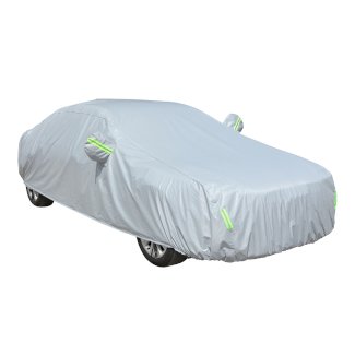 Abdeckplane für Auto weiss