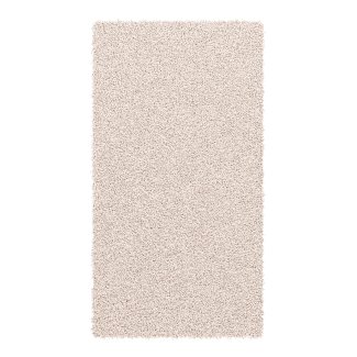 Hochflor Teppich 60 x 110 cm creme