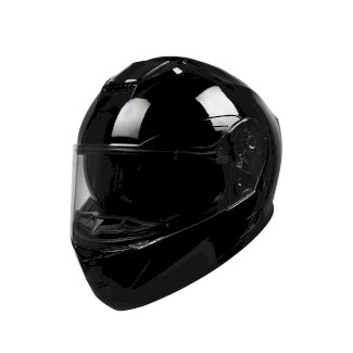 Motorrad Integralhelm mit Sonnenvisier schwarz Grösse 59/60