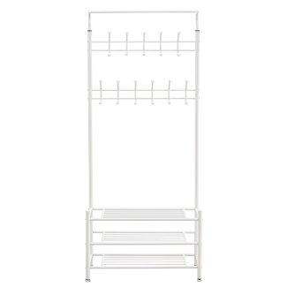 Garderobe mit 3 Schuhablagen weiss - Gratisinserat.ch