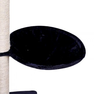 Körbchen für Katzenbaum 2er Set schwarz 40 cm