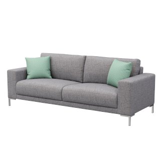 Sofa NOREEN 2-Sitzer grau