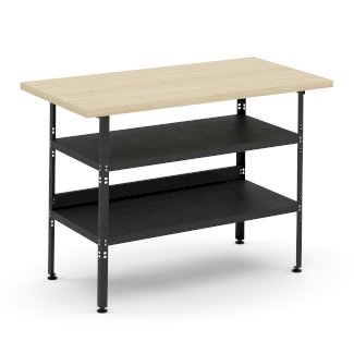 Werkbank mit 2 Ablagen 120 x 60 cm - Gratisinserat.ch
