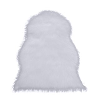 Teppich Kunstfell 90 x 60 cm weiss - Gratisinserat.ch