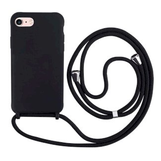 Handyhülle mit Band iPhone 8 schwarz