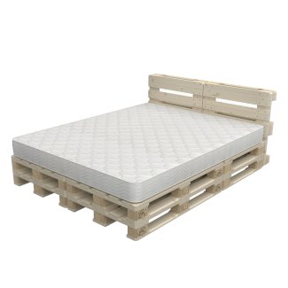 Palettenbett 160 x 200 cm Komplett-Set