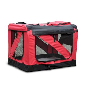 Hundebox faltbar XXL rot