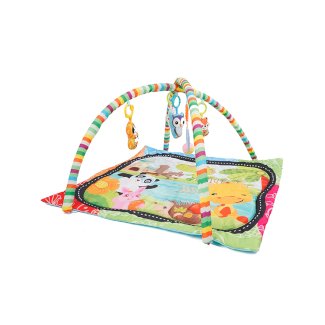 Krabbeldecke mit Spielbogen Tiere bunt - Gratisinserat.ch