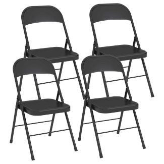 Klappstuhl LIST 4er Set schwarz