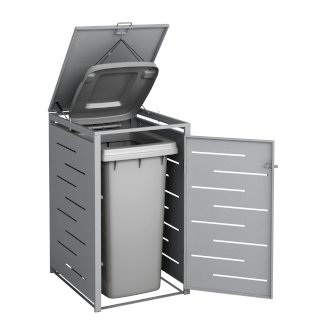 Mülltonnenbox 240L silber - Gratisinserat.ch