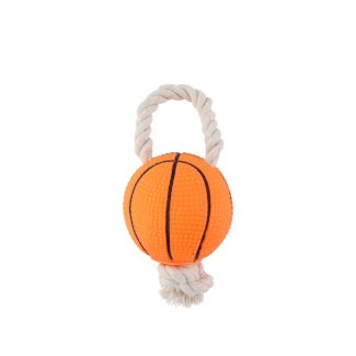 Hundespielzeug Ball mit Seil