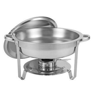 Chafing Dish Speisewärmer Edelstahl 4L