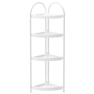 Eckregal 23 x 86 cm weiss