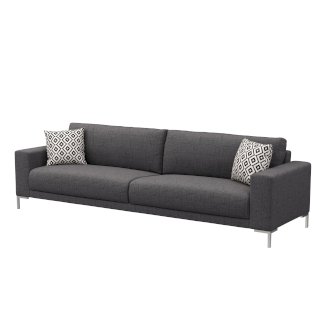 Sofa NOREEN 3-Sitzer anthrazit