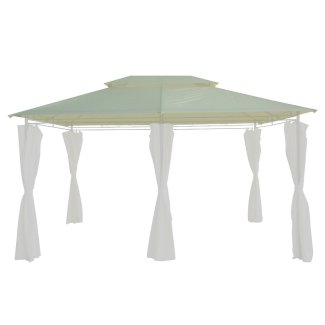 Dach Gartenpavillon AMALIE 4 x 3 m beige